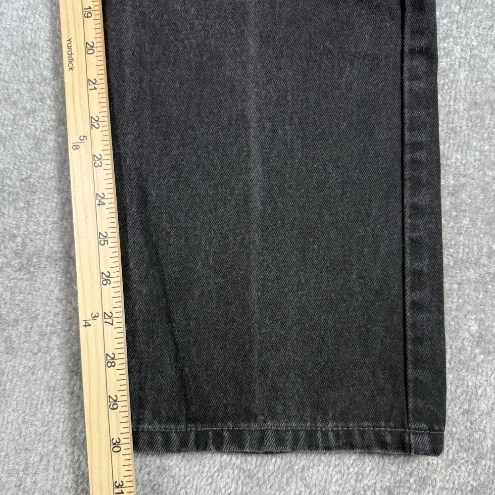 Y2K Levi's 505 Jeans Men's 34x30 Black Denim‎ Straight Leg